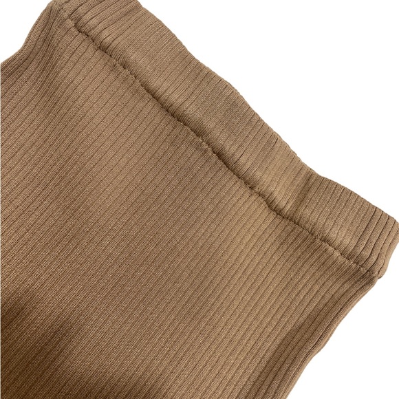 Fashion Nova Two Piece Ribbed Mid Length Skirt Set - Picture 8 of 9